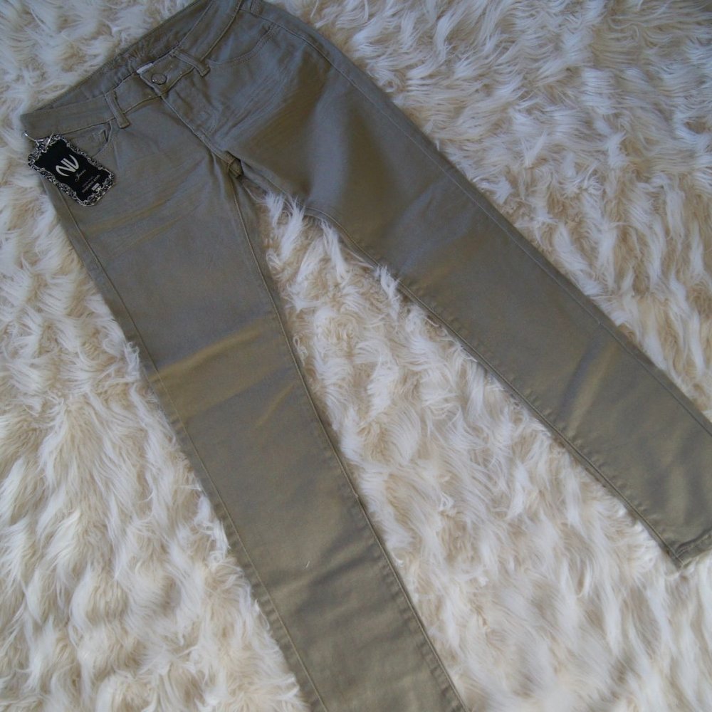 NV Jeans Tan Size 5 Cotton Spandex